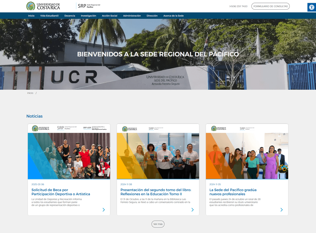 UCR Website - Pacific Campus
